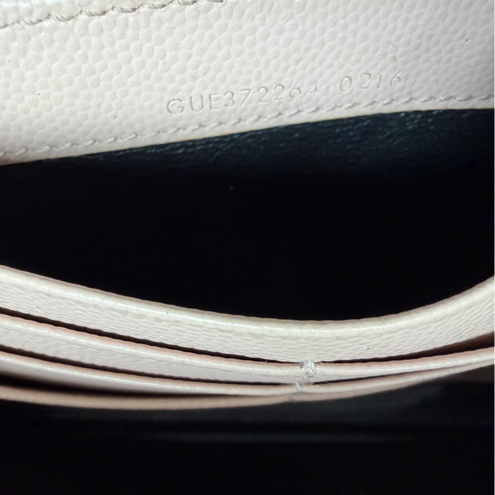YSL blush pink envelope flap wallet on chain - Picture 12 of 14